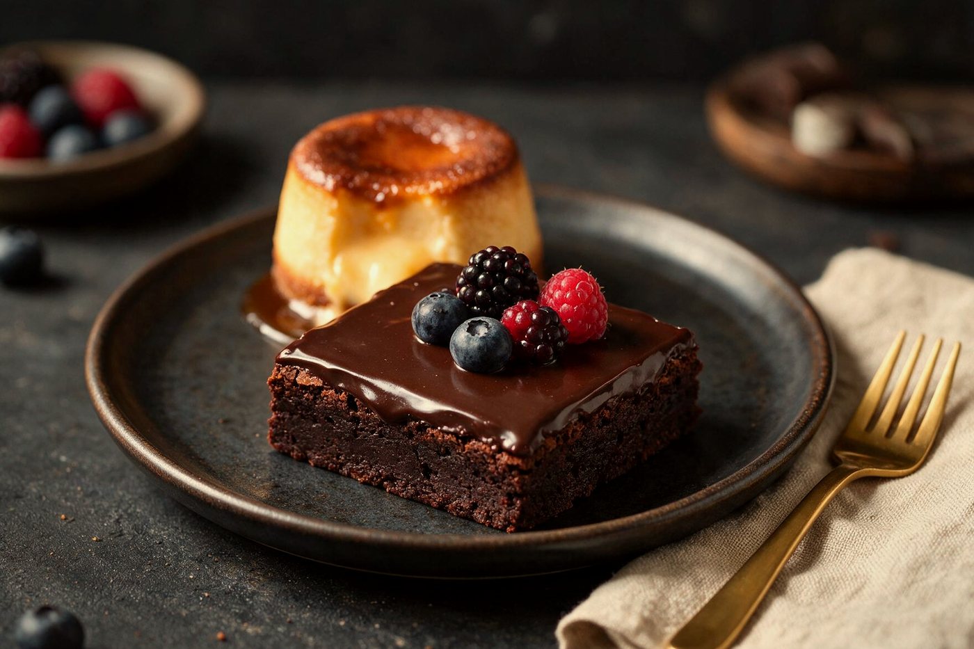 Brownie e sobremesas
